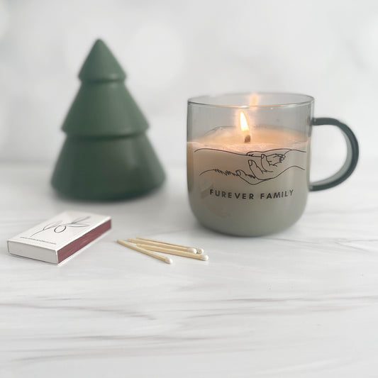 Frosted Juniper Berry Furever Candle Mug