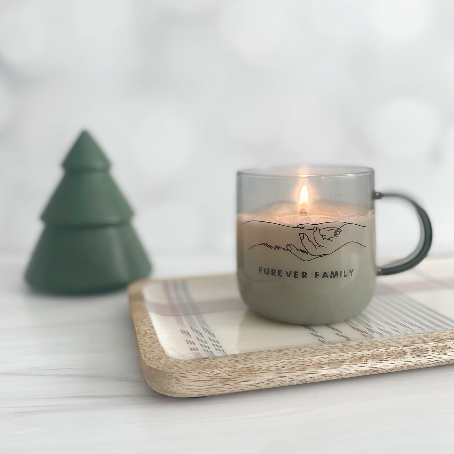 Frosted Juniper Berry Furever Candle Mug